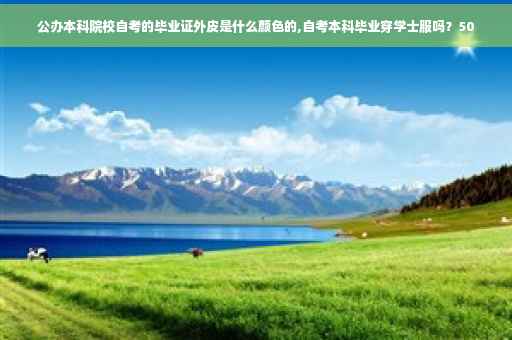 公办本科院校自考的毕业证外皮是什么颜色的,自考本科毕业穿学士服吗？50