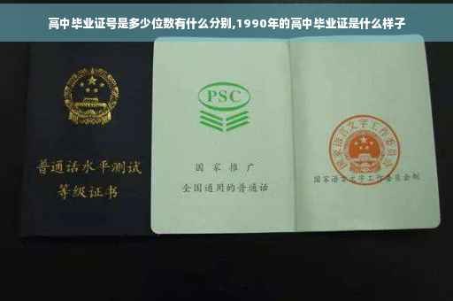 高中毕业证号是多少位数有什么分别,1990年的高中毕业证是什么样子