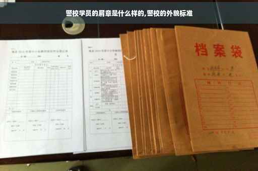 警校学员的肩章是什么样的,警校的外貌标准
