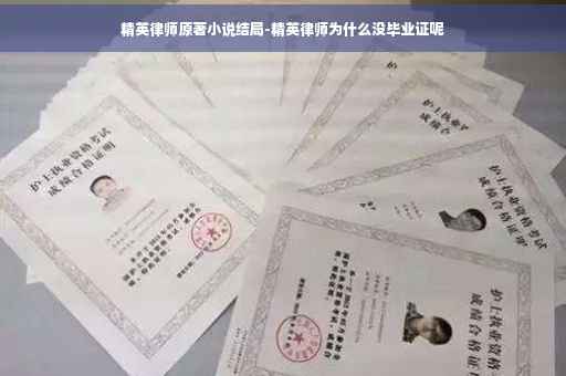 精英律师原著小说结局-精英律师为什么没毕业证呢