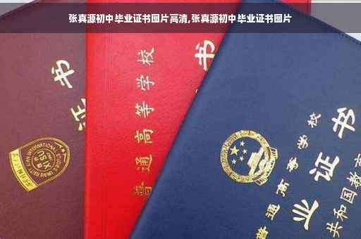 张真源初中毕业证书图片高清,张真源初中毕业证书图片