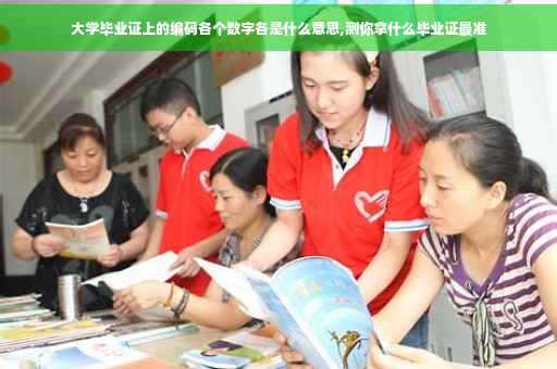 大学毕业证上的编码各个数字各是什么意思,测你拿什么毕业证最准