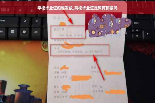 学校毕业证归谁发放,高校毕业证是教育部做吗