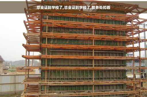 毕业证到学校了,毕业证到学校了,教务处扣着