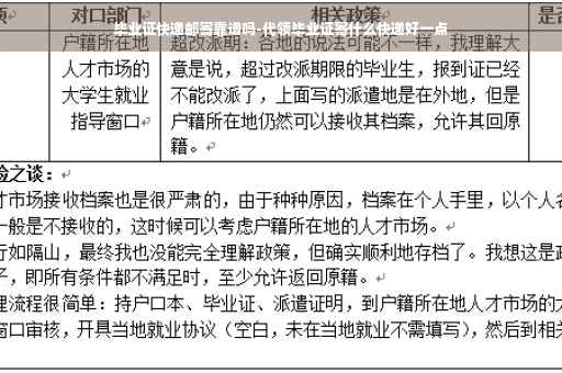 毕业证快递邮寄靠谱吗-代领毕业证寄什么快递好一点