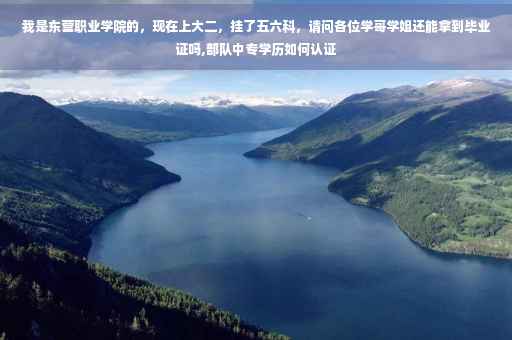 我是东营职业学院的，现在上大二，挂了五六科，请问各位学哥学姐还能拿到毕业证吗,部队中专学历如何认证