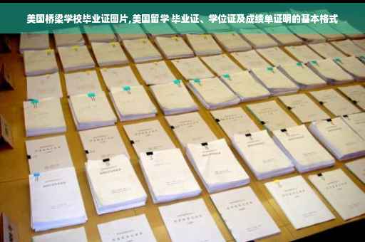 美国桥梁学校毕业证图片,美国留学 毕业证、学位证及成绩单证明的基本格式