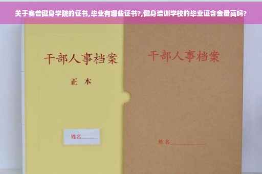 关于赛普健身学院的证书,毕业有哪些证书?,健身培训学校的毕业证含金量高吗?