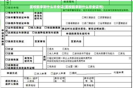 武校能拿到什么毕业证(武校能拿到什么毕业证书)
