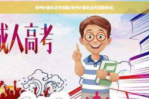沧州计算机证书领取(沧州计算机证书领取地点)