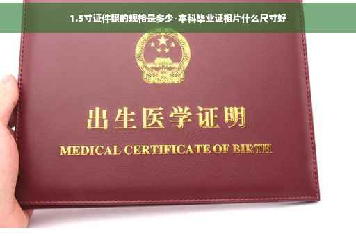 1.5寸证件照的规格是多少-本科毕业证相片什么尺寸好