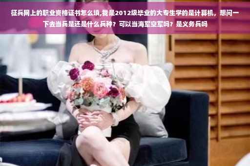 征兵网上的职业资格证书怎么填,我是2012级毕业的大专生学的是计算机，想问一下去当兵是还是什么兵种？可以当海军空军吗？是义务兵吗