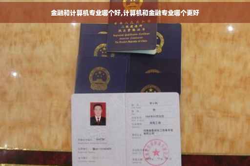 金融和计算机专业哪个好,计算机和金融专业哪个更好