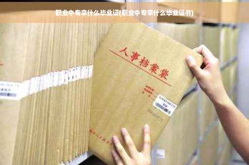 职业中专拿什么毕业证(职业中专拿什么毕业证书)