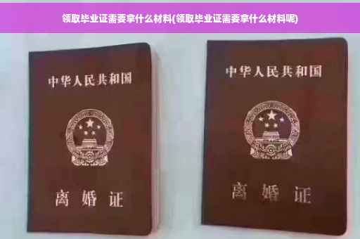 领取毕业证需要拿什么材料(领取毕业证需要拿什么材料呢)