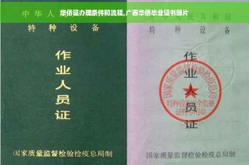 华侨证办理条件和流程,广西华侨毕业证书图片