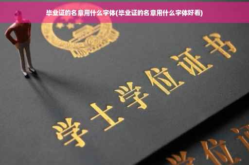毕业证的名章用什么字体(毕业证的名章用什么字体好看)