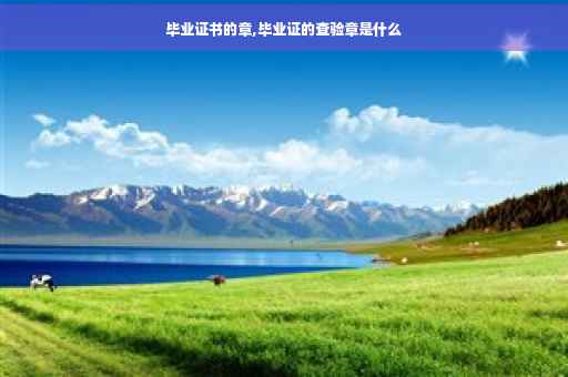 毕业证书的章,毕业证的查验章是什么