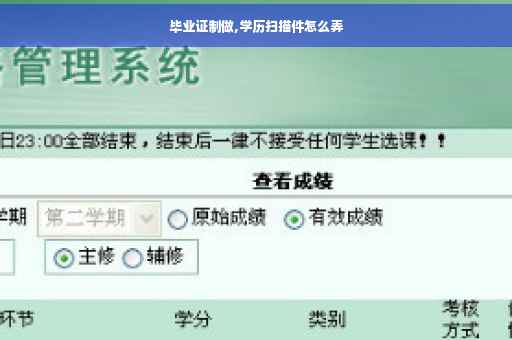 毕业证制做,学历扫描件怎么弄