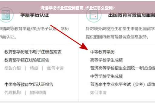 海运学校毕业证查询官网,毕业证怎么查询?