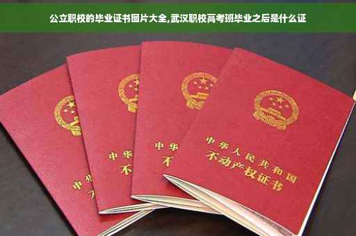 公立职校的毕业证书图片大全,武汉职校高考班毕业之后是什么证