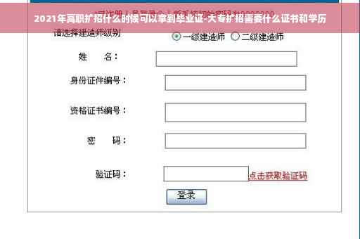 2021年高职扩招什么时候可以拿到毕业证-大专扩招需要什么证书和学历