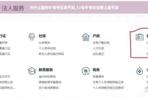 为什么我的中专学历查不到,12年中专毕业网上查不到