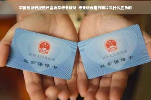 拿报到证去报到还需要拿毕业证吗-毕业证要用的照片是什么底色的