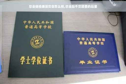 毕业体检表没交会怎么样,毕业后不交团费的后果