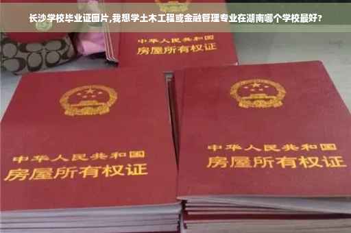 长沙学校毕业证图片,我想学土木工程或金融管理专业在湖南哪个学校最好?