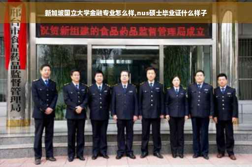 新加坡国立大学金融专业怎么样,nus硕士毕业证什么样子