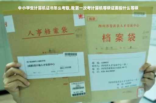 中小学生计算机证书怎么考取,我第一次考计算机等级证要报什么等级