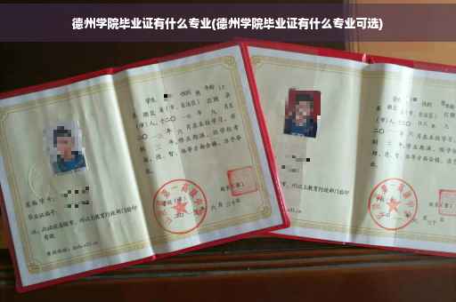 德州学院毕业证有什么专业(德州学院毕业证有什么专业可选)