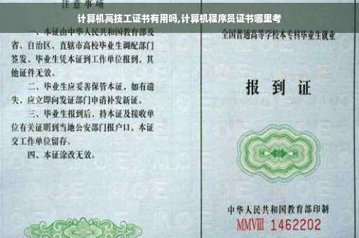 计算机高技工证书有用吗,计算机程序员证书哪里考