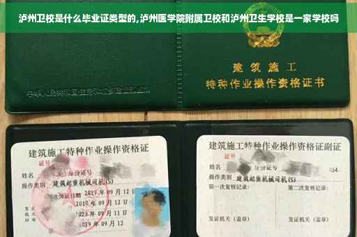 泸州卫校是什么毕业证类型的,泸州医学院附属卫校和泸州卫生学校是一家学校吗