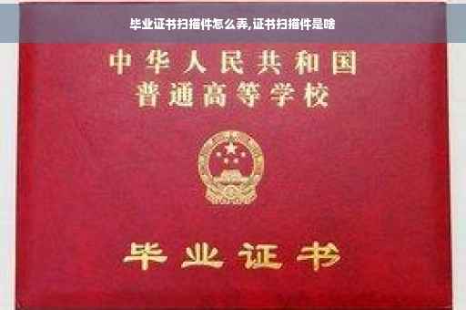 毕业证书扫描件怎么弄,证书扫描件是啥