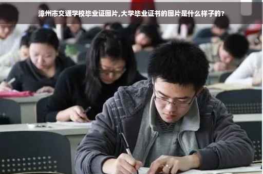 漳州市交通学校毕业证图片,大学毕业证书的图片是什么样子的?