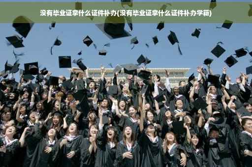没有毕业证拿什么证件补办(没有毕业证拿什么证件补办学籍)