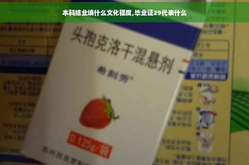 本科结业填什么文化程度,毕业证29代表什么