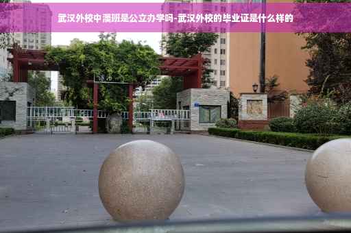 武汉外校中澳班是公立办学吗-武汉外校的毕业证是什么样的