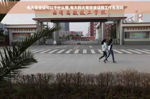 电大毕业证可以干什么用,电大的大专毕业证找工作有用吗