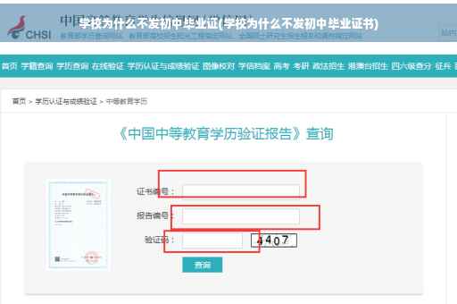 学校为什么不发初中毕业证(学校为什么不发初中毕业证书)