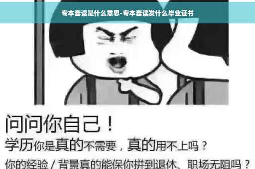 专本套读是什么意思-专本套读发什么毕业证书