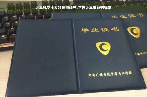 计算机类十大含金量证书,学位计算机证书样本