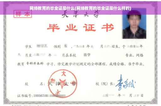 网络教育的毕业证是什么(网络教育的毕业证是什么样的)
