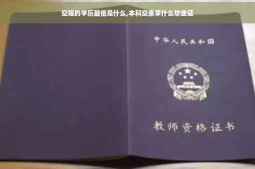 空姐的学历最低是什么,本科空乘拿什么毕业证