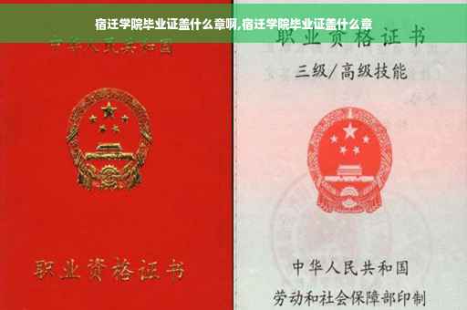 宿迁学院毕业证盖什么章啊,宿迁学院毕业证盖什么章