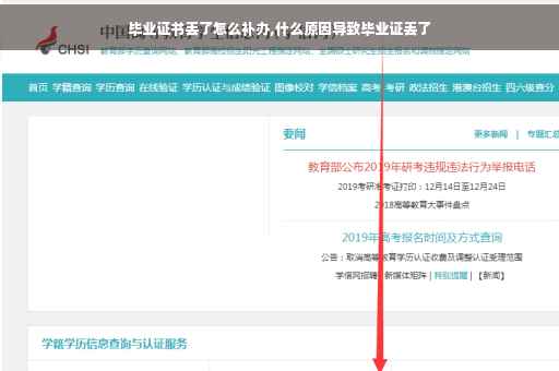 毕业证书丢了怎么补办,什么原因导致毕业证丢了