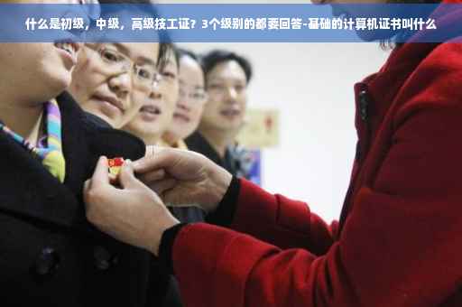 什么是初级，中级，高级技工证？3个级别的都要回答-基础的计算机证书叫什么