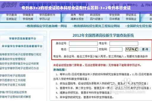 专升本3+2的毕业证和本科毕业证有什么区别-3+2专升本毕业证